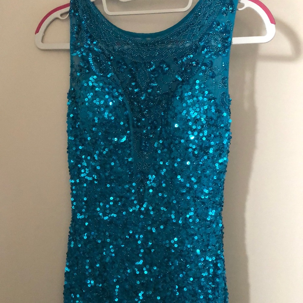 Beautiful Scala Sequin Prom Dress - image 2